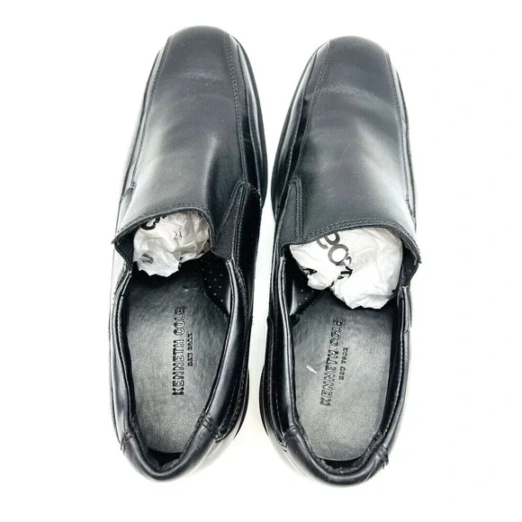 Kenneth Cole New York Men's Len Leather Loafers- Black, US 9.5 *USED* - Picture 8 of 10